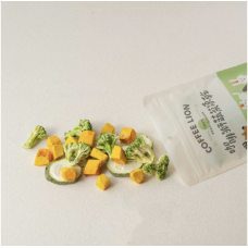 咖啡獅綜合蔬菜凍乾 (綠櫛瓜+花椰菜+金南瓜) 15g