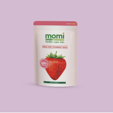 Momi 兔兔草莓凍乾小食15g 