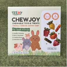 Teewy 蔬菜和士多啤梨造型磨牙小食 74g Teewy 蔬菜和士多啤梨造型磨牙小食 74g