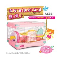 Alice 歷奇樂園鼠籠 - 粉紅色 AE36