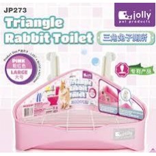 Jolly 三角兔子廁所大號 - 粉紅色 (暫時缺貨)